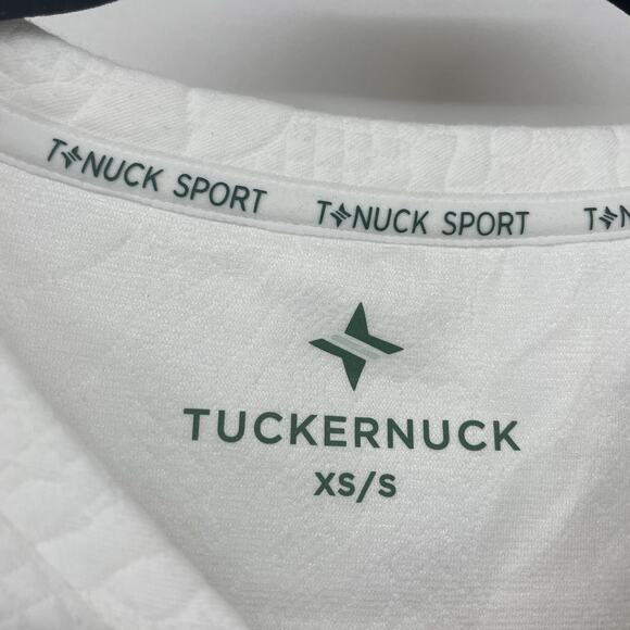 Tuckernuck Size XS / S TNUCK Sport White Cable Ally Swing Sweatshirt Oversized - Picture 4 of 8